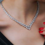 5.80 Karat Pırlanta Özel Tasarım Gerdanlık - RNF0379 | Gerdanlık | Ronaff Pırlanta | Tektaş Yüzük, Pırlanta Yüzük, Kolye, Küpe