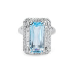 5.83 Karat Aquamarine Pırlantalı Yüzük - RNF0168 | Renkli Taşlı Yüzükler | Ronaff Pırlanta | Tektaş Yüzük, Pırlanta Yüzük, Kolye, Küpe