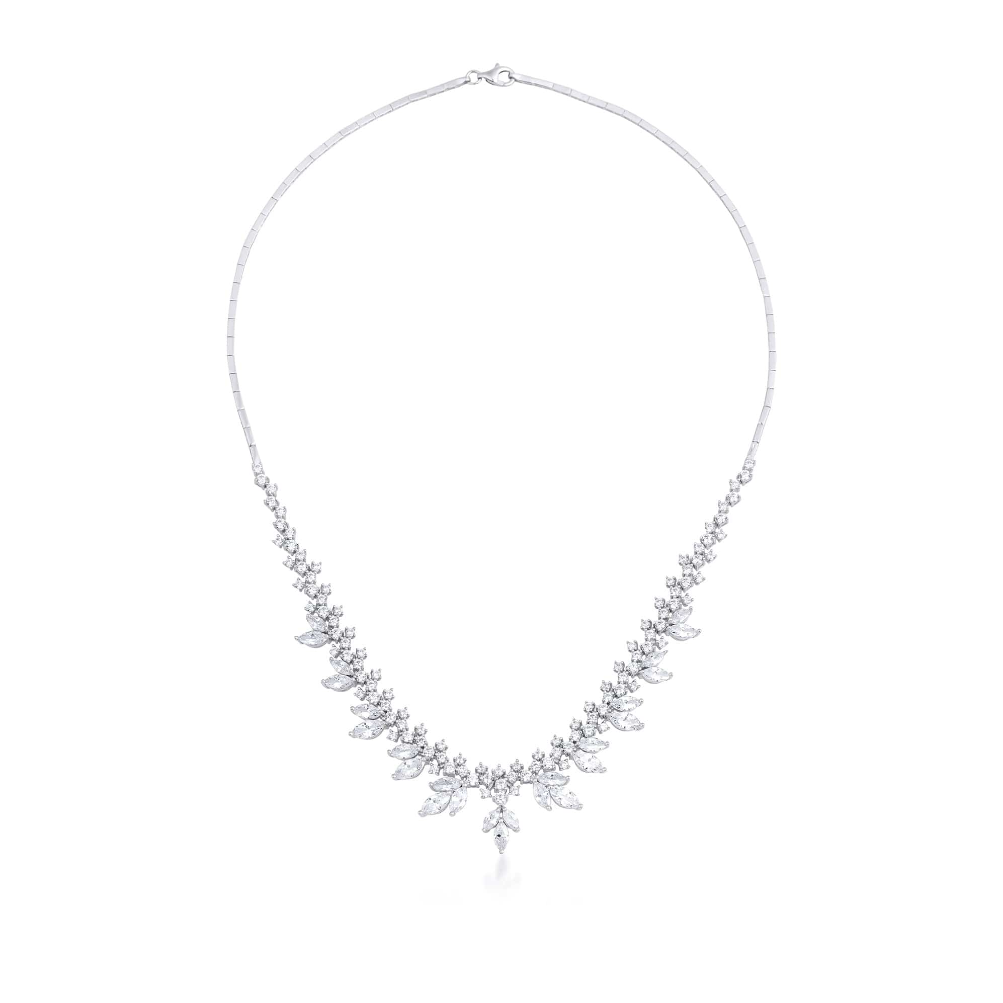 7.20 Karat Markiz Pırlantalı Gerdanlık - RNF0550 | Gerdanlık | Ronaff Pırlanta | Tektaş Yüzük, Pırlanta Yüzük, Kolye, Küpe