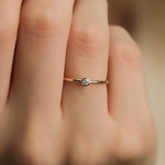 0.10 Karat Yuvarlak Kesim Pırlanta Tektaş Yüzük - RNF0338 | Tektaş Pırlanta | Ronaff Pırlanta | Tektaş Yüzük, Pırlanta Yüzük, Kolye, Küpe