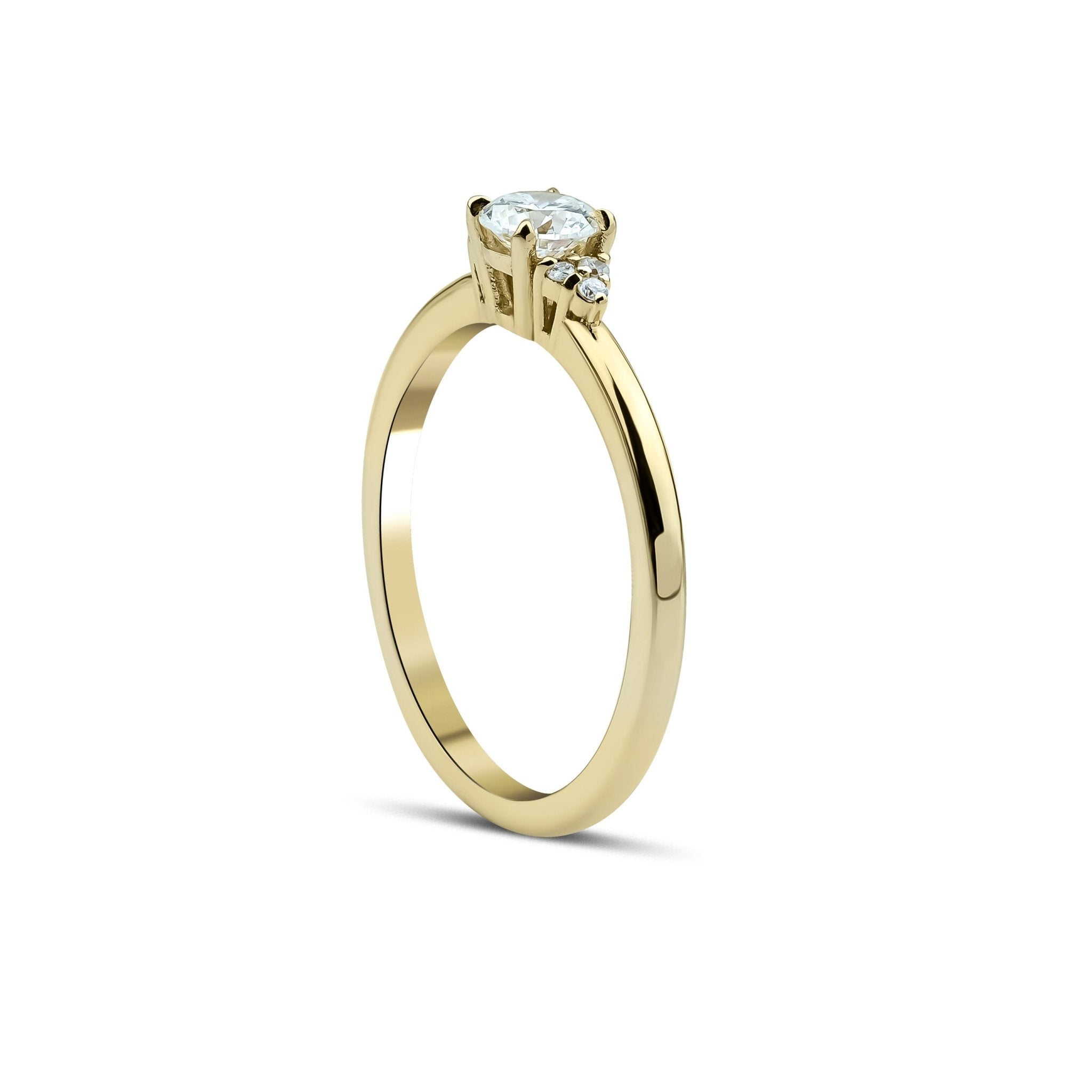 0.40 Karat Merkez Yuvarlak & 0.06 Karat Kenar Pırlantalı GIA/HRD Sertifikalı Tektaş Yüzük - RNF0827 | Tektaş Yüzükler | Ronaff Pırlanta | Tektaş Yüzük, Pırlanta Yüzük, Kolye, Küpe