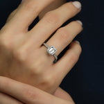 0.62 Karat Emerald Kesim GIA/HRD Sertifikalı Tektaş Pırlanta Yüzük - RNF0481 | Tektaş Pırlanta | Ronaff Pırlanta | Tektaş Yüzük, Pırlanta Yüzük, Kolye, Küpe