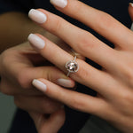 1.90 Karat Morganit Pırlantalı Yüzük - RNF0644 | Renkli Taşlı Yüzükler | Ronaff Pırlanta | Tektaş Yüzük, Pırlanta Yüzük, Kolye, Küpe