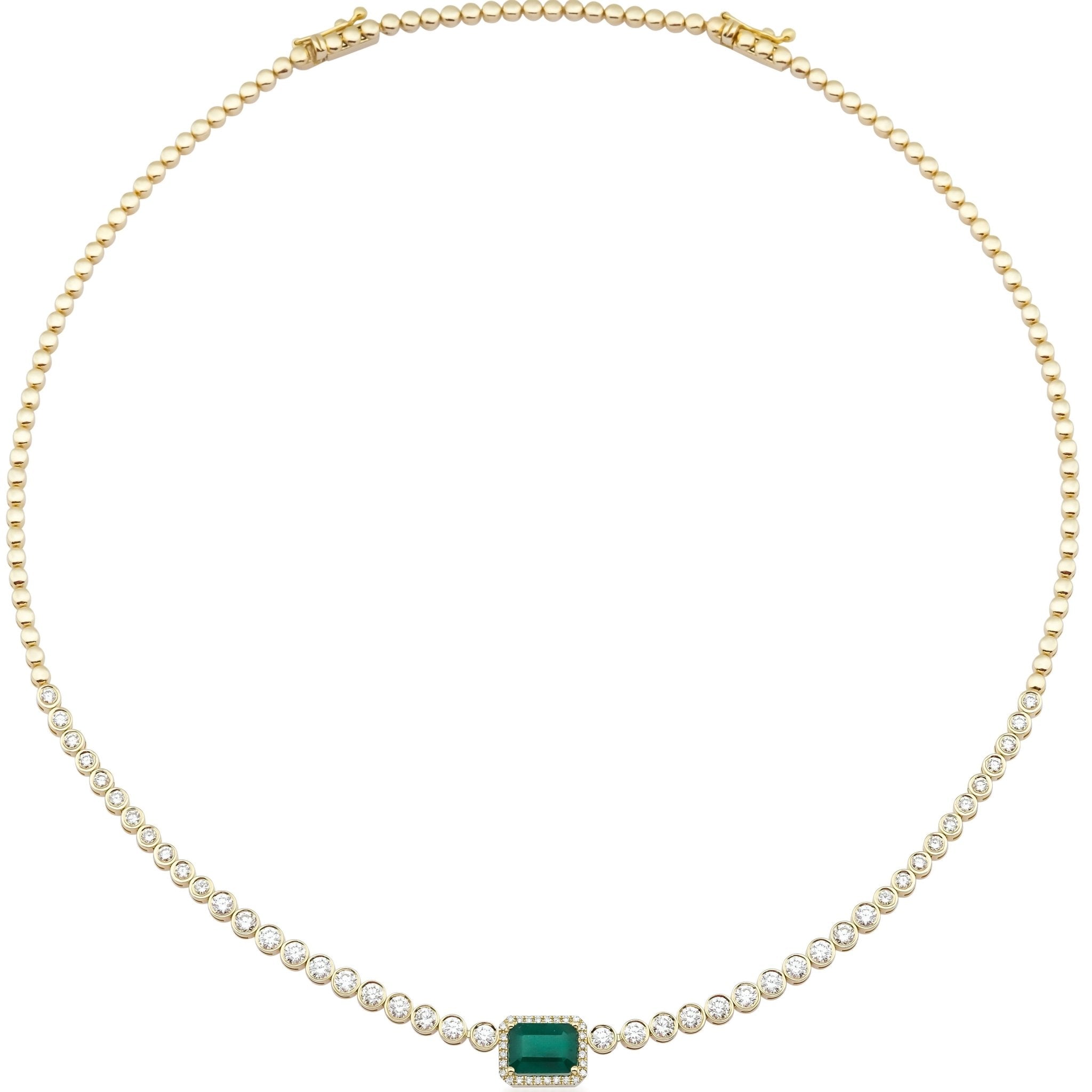 4.10 ct Zümrüt Pırlantalı Özel Tasarım Kolye - RNF0675 | Renkli Taşlı Kolyeler | Ronaff Pırlanta | Tektaş Yüzük, Pırlanta Yüzük, Kolye, Küpe