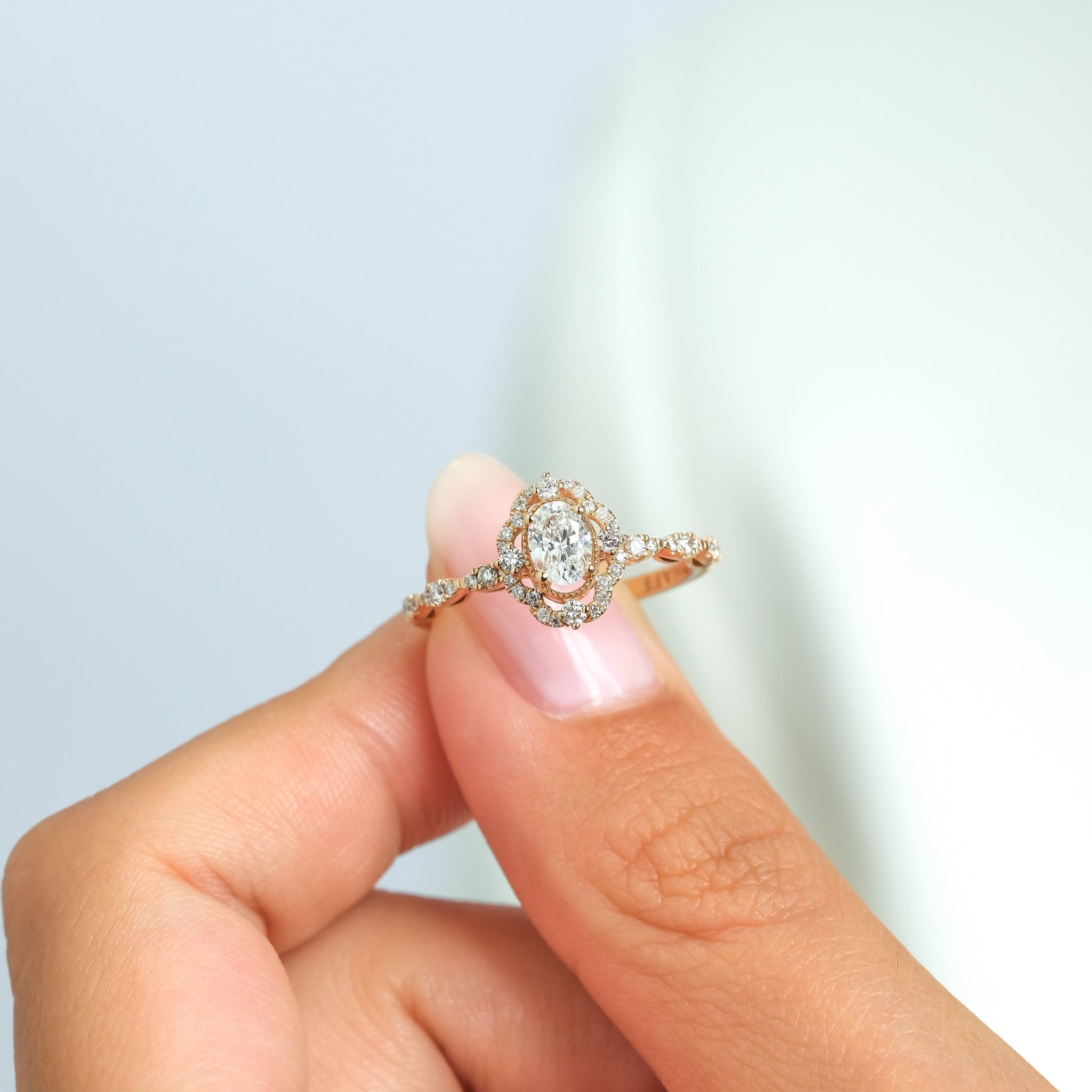 0.35 Karat Merkez & 0.16 Karat Kenar Pırlanta Özel Tasarım Vintage Yüzük - RNF0884 | Pırlanta Yüzük | Ronaff Pırlanta | Tektaş Yüzük, Pırlanta Yüzük, Kolye, Küpe