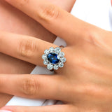 0.86 Karat Pırlantalı Safir Yüzük - RNF0883 | Renkli Taşlı Yüzükler | Ronaff Pırlanta | Tektaş Yüzük, Pırlanta Yüzük, Kolye, Küpe