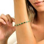 10.80 Karat Oval Kesim Zümrüt & 0.34 Karat Pırlanta Tasarım Bileklik - RNF0890 | Pırlanta Bileklik | Ronaff Pırlanta | Tektaş Yüzük, Pırlanta Yüzük, Kolye, Küpe