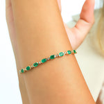 10.80 Karat Oval Kesim Zümrüt & 0.34 Karat Pırlanta Tasarım Bileklik - RNF0890 | Pırlanta Bileklik | Ronaff Pırlanta | Tektaş Yüzük, Pırlanta Yüzük, Kolye, Küpe