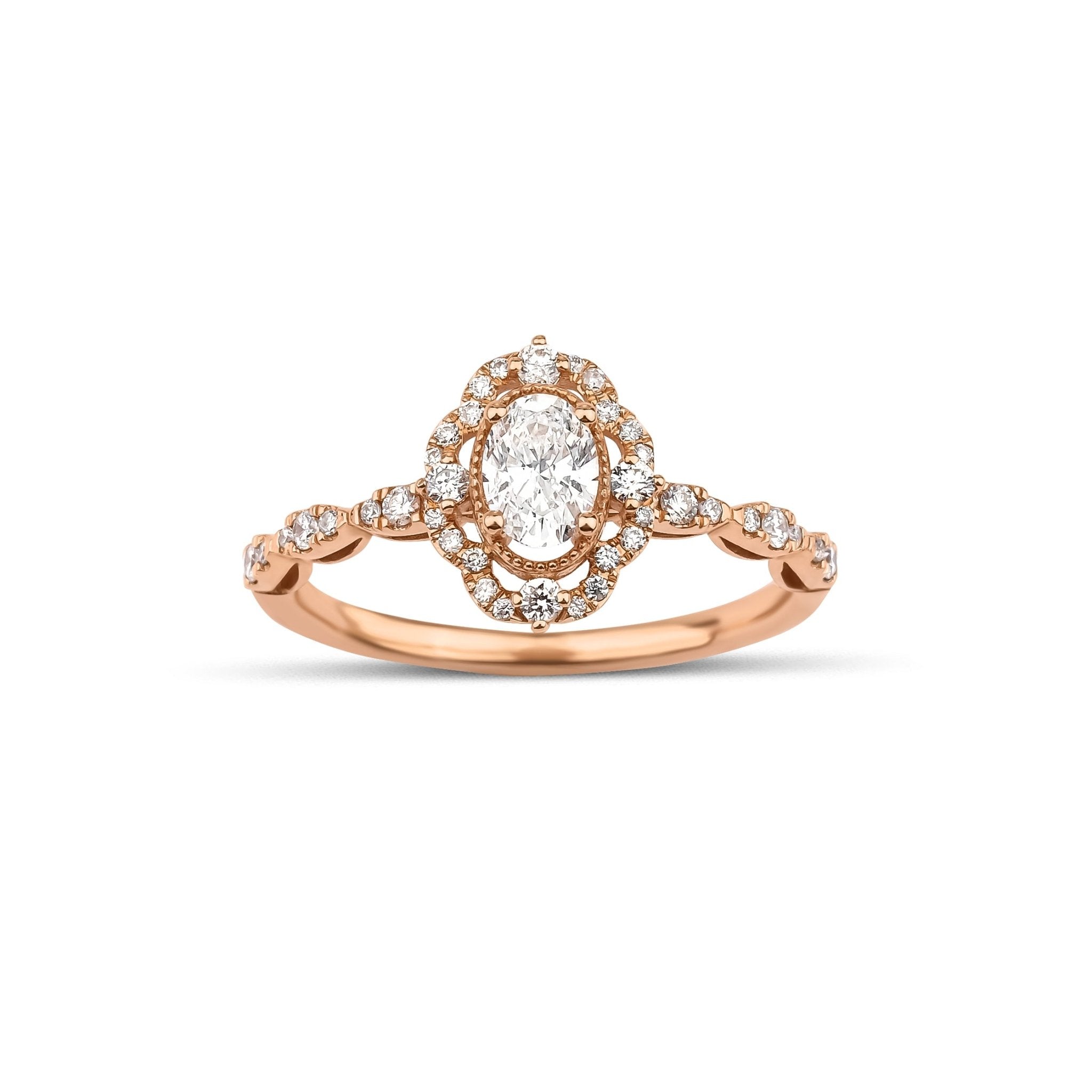 0.35 Karat Merkez & 0.16 Karat Kenar Pırlanta Özel Tasarım Vintage Yüzük - RNF0884 | Pırlanta Yüzük | Ronaff Pırlanta | Tektaş Yüzük, Pırlanta Yüzük, Kolye, Küpe