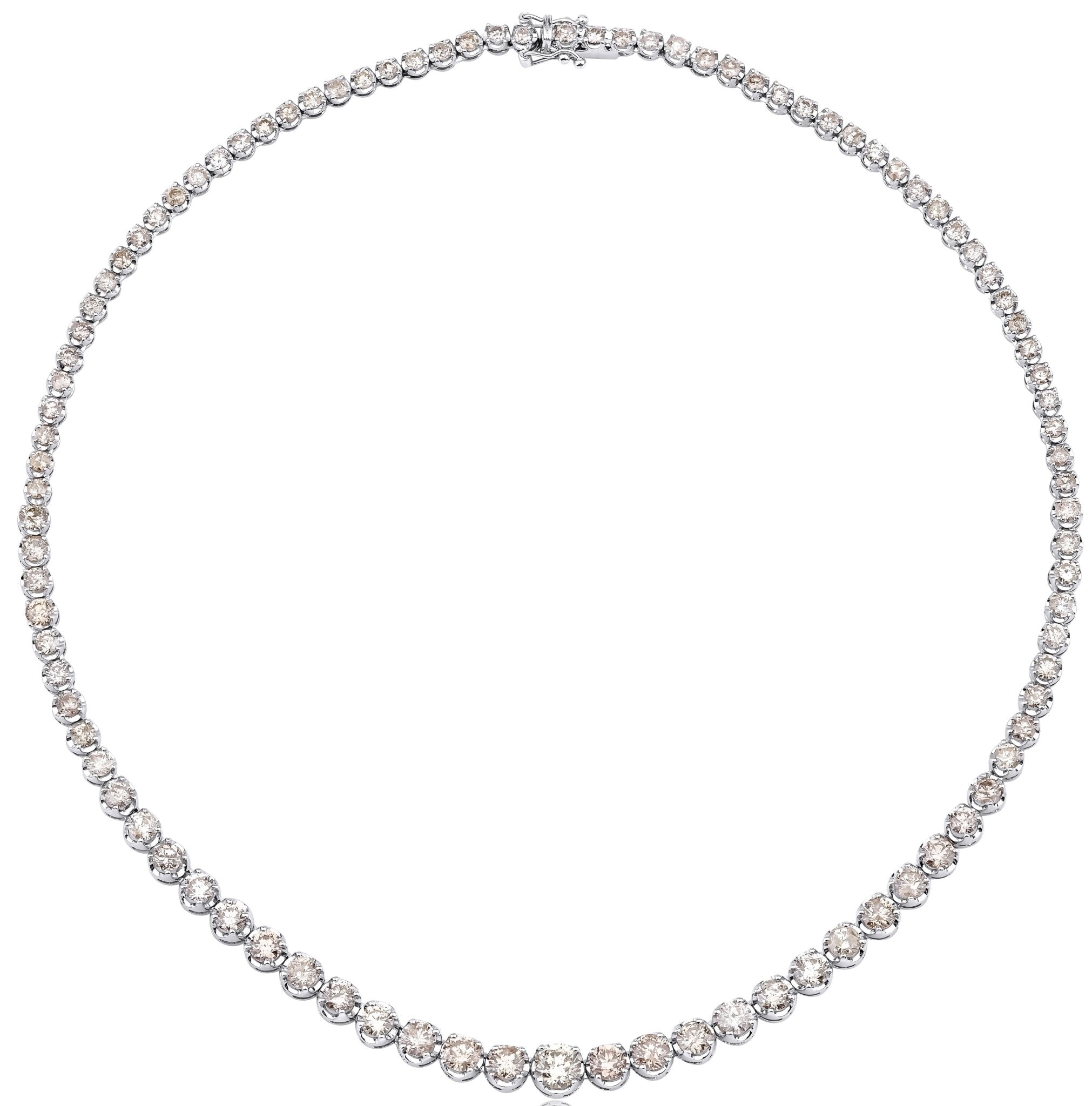 8.30 Karat Süzme Su Yolu Pırlanta Gerdanlık - RNF0882 | Gerdanlık | Ronaff Pırlanta | Tektaş Yüzük, Pırlanta Yüzük, Kolye, Küpe