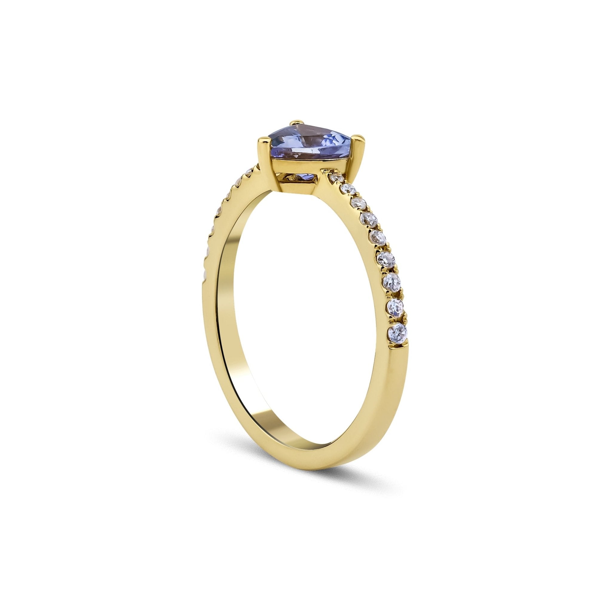 2.01 Karat Tanzanit & 0.14 Karat Pırlantalı Tasarım Yüzük - RNF0835 | Renkli Taşlı Yüzükler | Ronaff Pırlanta | Tektaş Yüzük, Pırlanta Yüzük, Kolye, Küpe