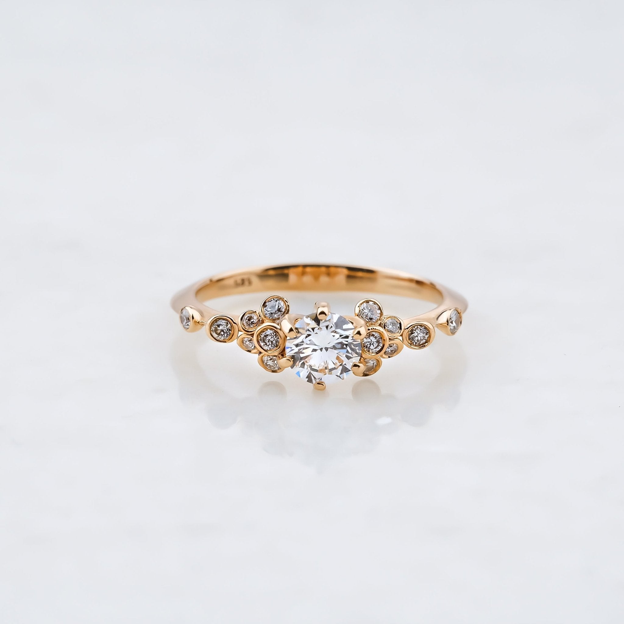 0.35 Karat Merkez & 0.10 Karat Yan Pırlantalı HRD Sertifikalı Tasarım Tektaş Yüzük - RNF0834 | Pırlanta Yüzük | Ronaff Pırlanta | Tektaş Yüzük, Pırlanta Yüzük, Kolye, Küpe