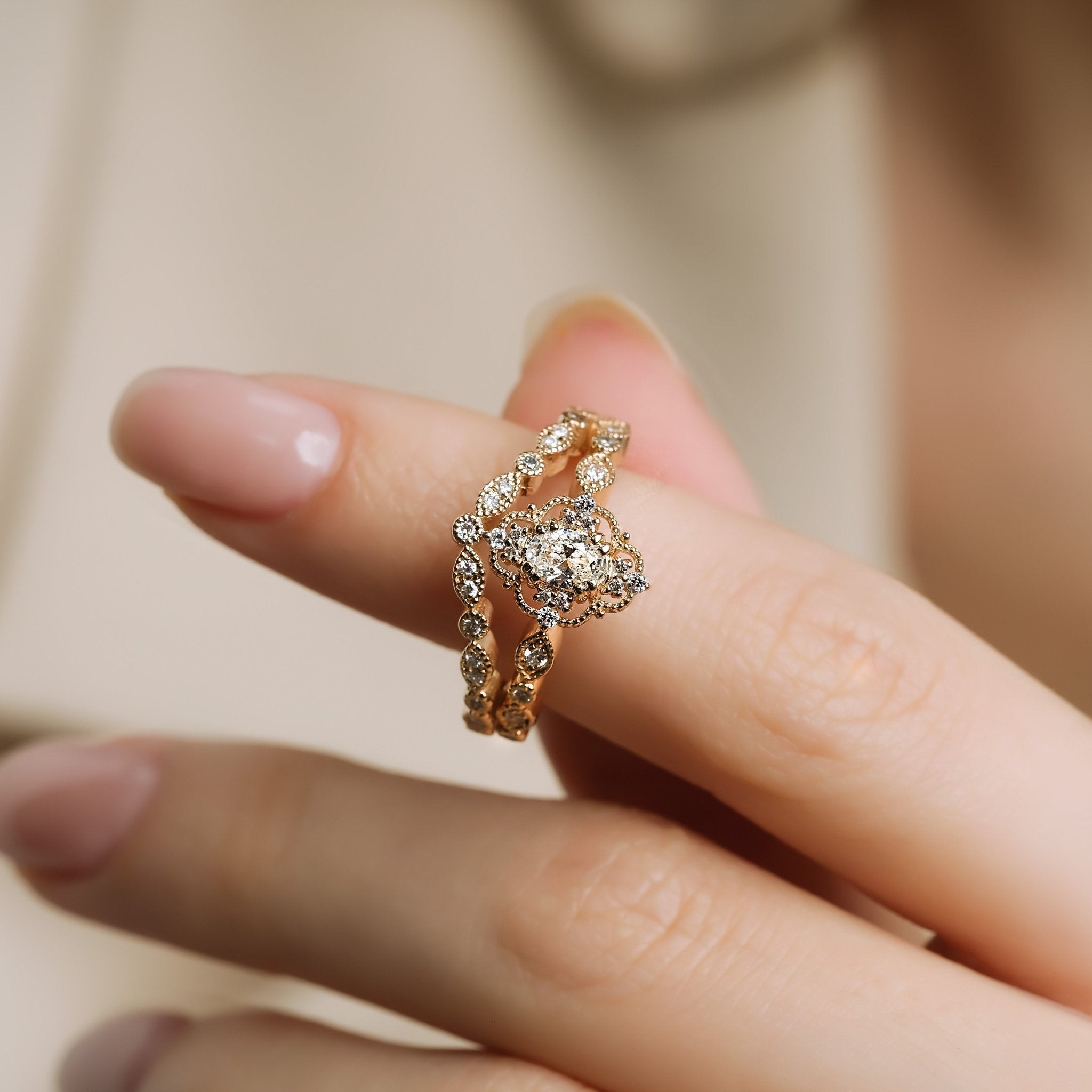 Oval Pırlantalı Tektaş Yüzük | Pırlanta Yüzük | Ronaff Pırlanta | Tektaş Yüzük, Pırlanta Yüzük, Kolye, Küpe