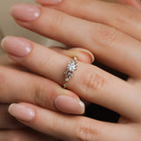 0.35 Karat Merkez & 0.10 Karat Yan Pırlantalı HRD Sertifikalı Tasarım Tektaş Yüzük - RNF0834 | Pırlanta Yüzük | Ronaff Pırlanta | Tektaş Yüzük, Pırlanta Yüzük, Kolye, Küpe