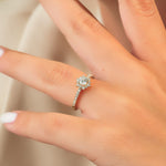 0.25 Karat Merkez & 0.23 Karat Kenar Kar Tanesi Lotus Tektaş Pırlanta Yüzük - RNF0881 | Pırlanta Yüzük | Ronaff Pırlanta | Tektaş Yüzük, Pırlanta Yüzük, Kolye, Küpe