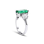 1.40 Karat Pırlantalı Zümrüt Yüzük - RNF0879 | Renkli Taşlı Yüzükler | Ronaff Pırlanta | Tektaş Yüzük, Pırlanta Yüzük, Kolye, Küpe