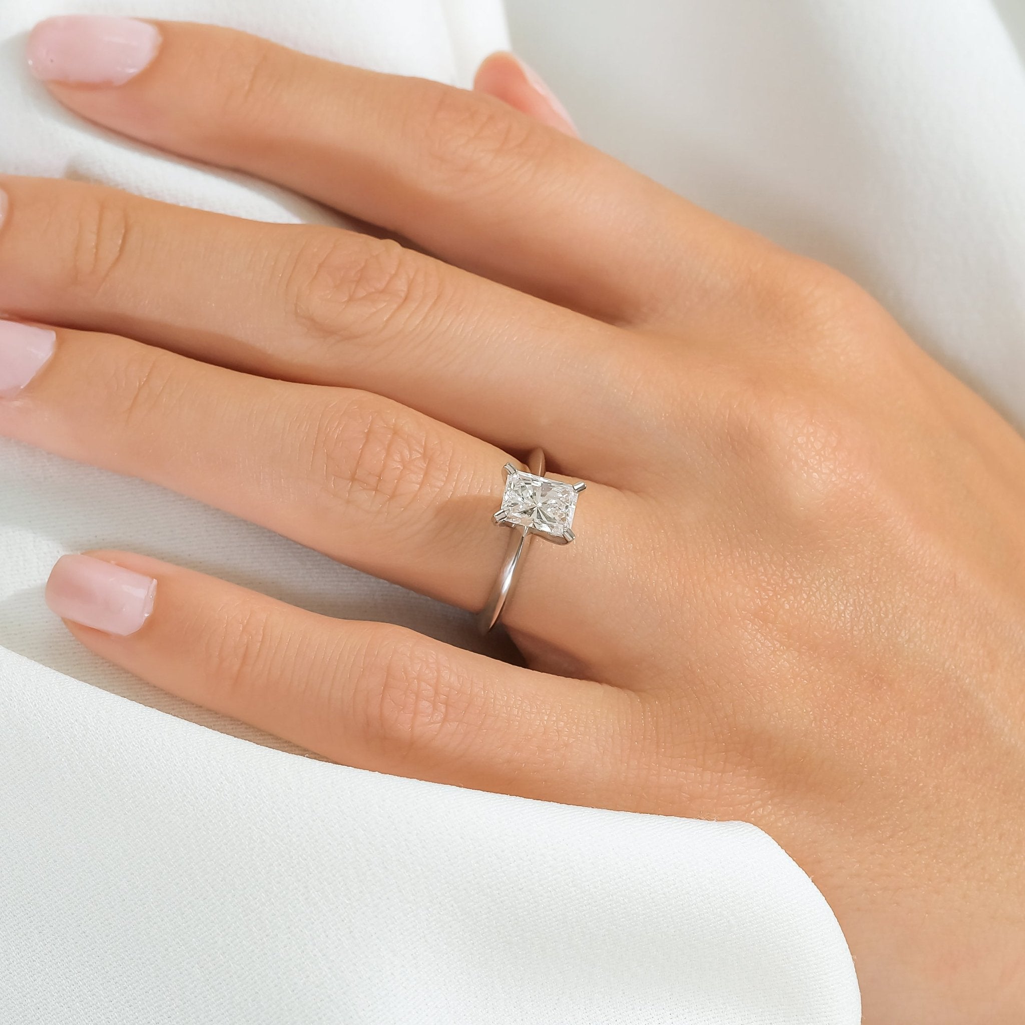 1.50 Karat Radyant Kesim HRD Sertifikalı Teklif Tektaş Yüzük - RNF0876 | Pırlanta Yüzük | Ronaff Pırlanta | Tektaş Yüzük, Pırlanta Yüzük, Kolye, Küpe