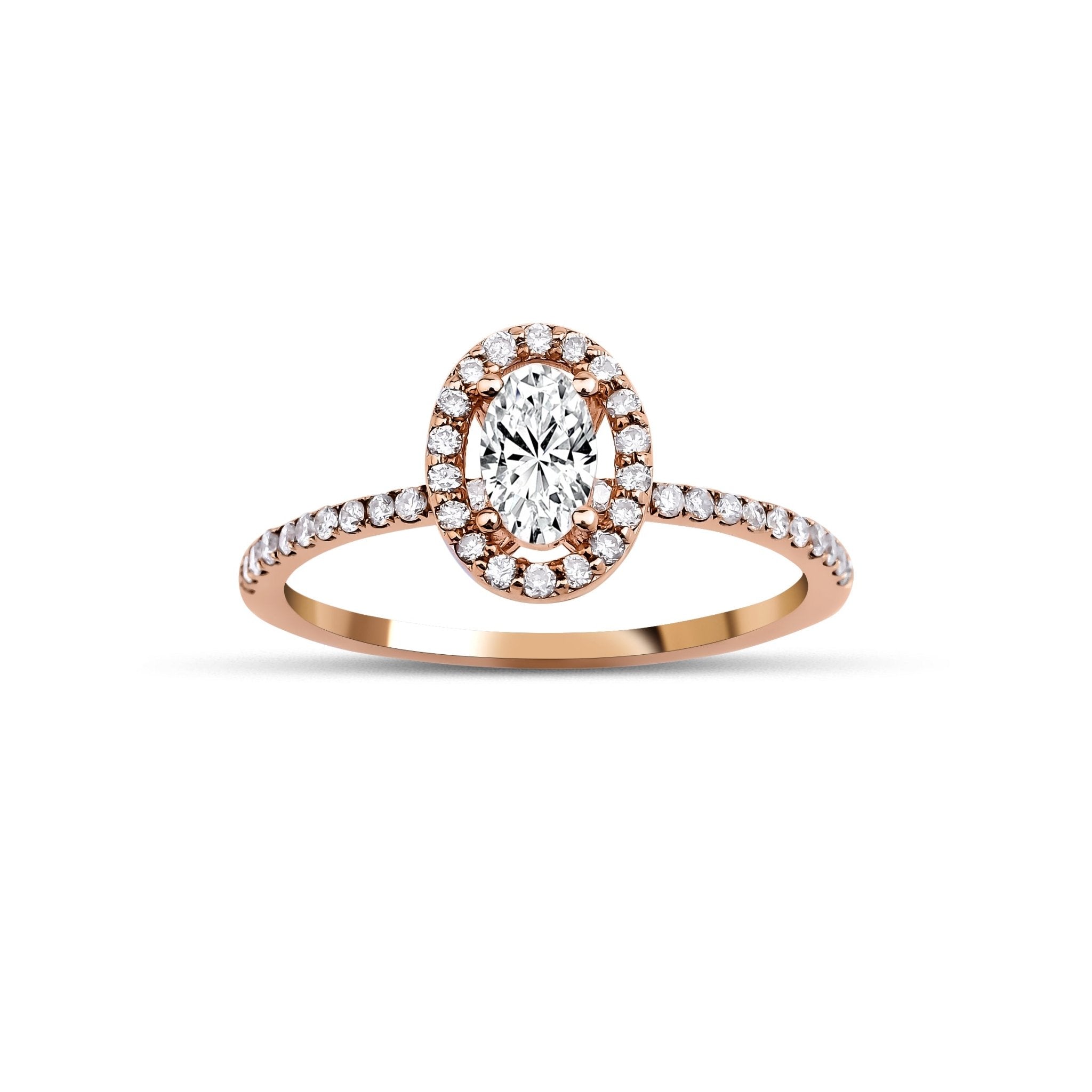 0.40 Karat Oval Merkez & 0.16 Karat Kenar Pırlanta Teklif Yüzüğü - RNF0847 | Pırlanta Yüzük | Ronaff Pırlanta | Tektaş Yüzük, Pırlanta Yüzük, Kolye, Küpe