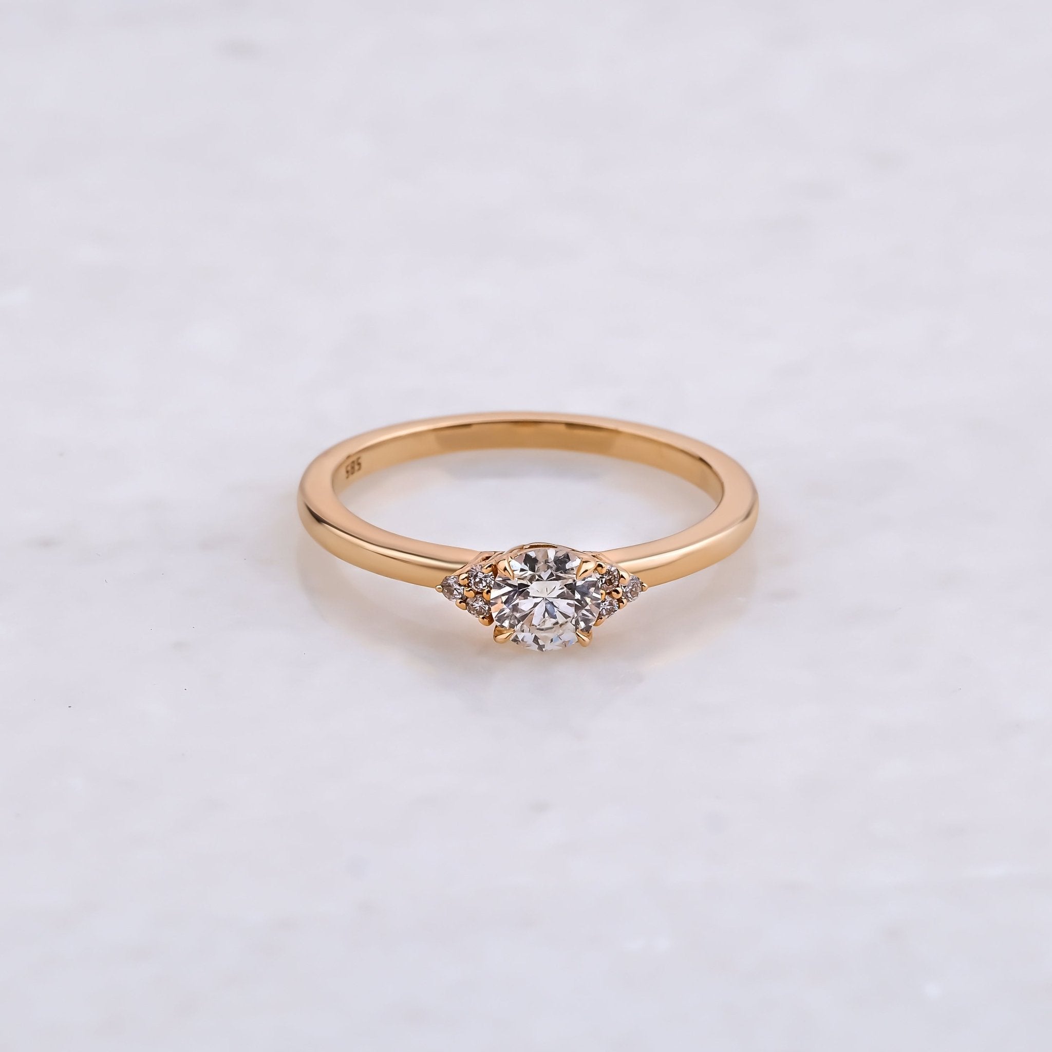 0.36 Karat Pırlanta Tektaş Yüzük - RNF0846 | Tektaş Yüzükler | Ronaff Pırlanta | Tektaş Yüzük, Pırlanta Yüzük, Kolye, Küpe