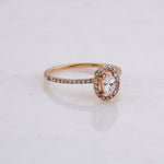 0.62 Karat Oval Kesim Halo Pırlanta Yüzük - RNF0647 | Tektaş Pırlanta | Ronaff Pırlanta | Tektaş Yüzük, Pırlanta Yüzük, Kolye, Küpe