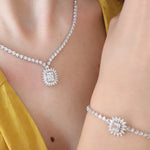 1.63 Karat Baget Markizli Pırlanta Gerdanlık - RNF0224 | Gerdanlık | Ronaff Pırlanta | Tektaş Yüzük, Pırlanta Yüzük, Kolye, Küpe