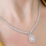 1.63 Karat Baget Markizli Pırlanta Gerdanlık - RNF0224 | Gerdanlık | Ronaff Pırlanta | Tektaş Yüzük, Pırlanta Yüzük, Kolye, Küpe