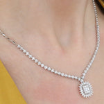 1.63 Karat Baget Markizli Pırlanta Gerdanlık - RNF0224 | Gerdanlık | Ronaff Pırlanta | Tektaş Yüzük, Pırlanta Yüzük, Kolye, Küpe