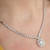 1.63 Karat Baget Markizli Pırlanta Gerdanlık - RNF0224 | Gerdanlık | Ronaff Pırlanta | Tektaş Yüzük, Pırlanta Yüzük, Kolye, Küpe