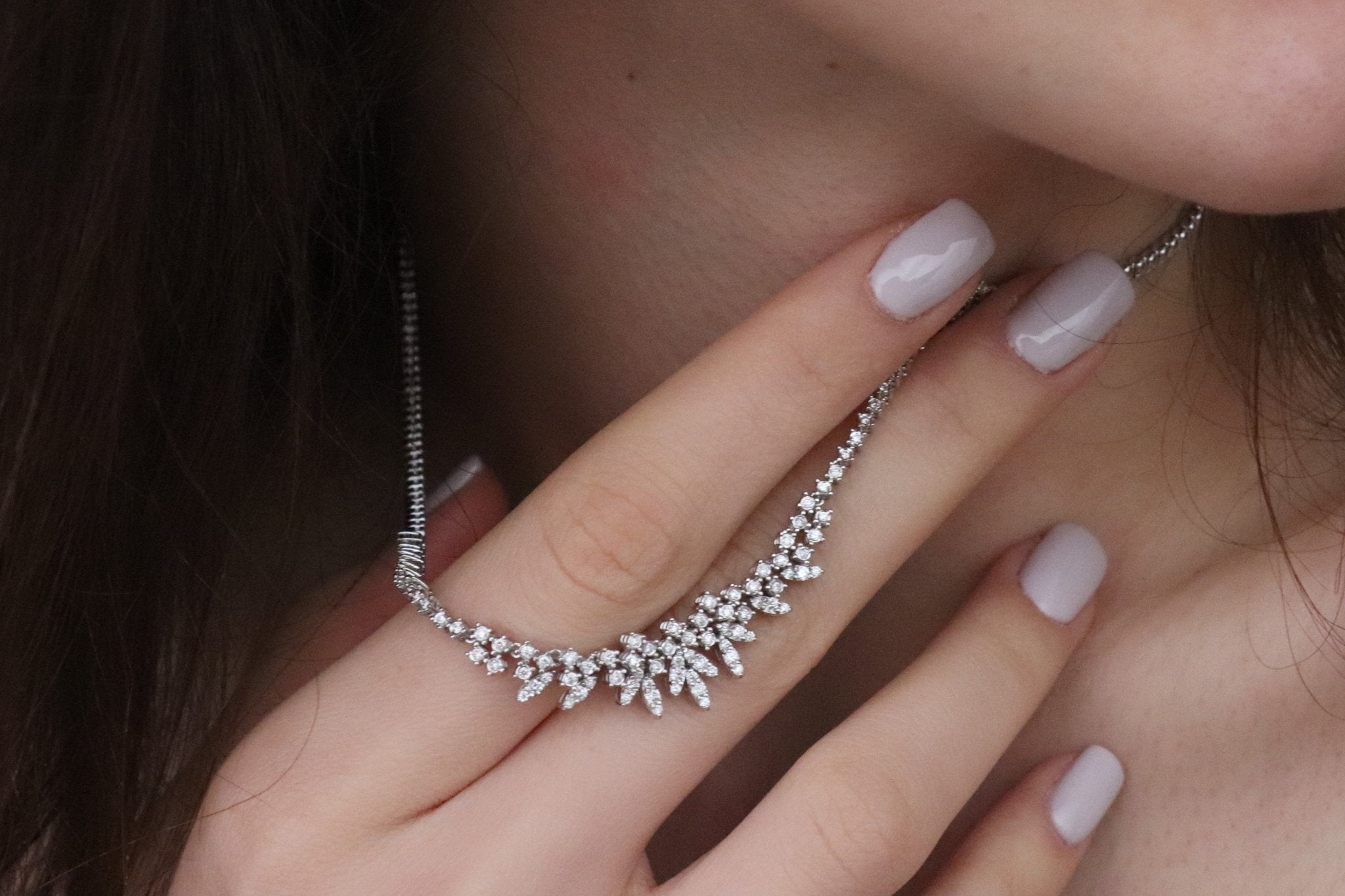 1.00 Karat Pırlanta Gerdanlık - RNF0326 | Gerdanlık | Ronaff Pırlanta | Tektaş Yüzük, Pırlanta Yüzük, Kolye, Küpe