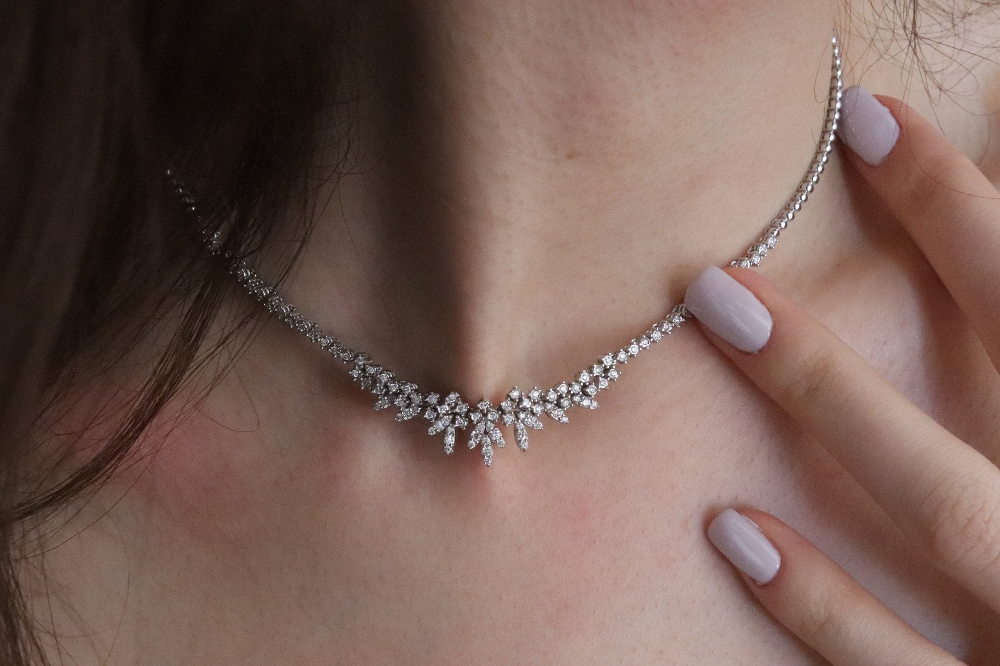 1.00 Karat Pırlanta Gerdanlık - RNF0326 | Gerdanlık | Ronaff Pırlanta | Tektaş Yüzük, Pırlanta Yüzük, Kolye, Küpe