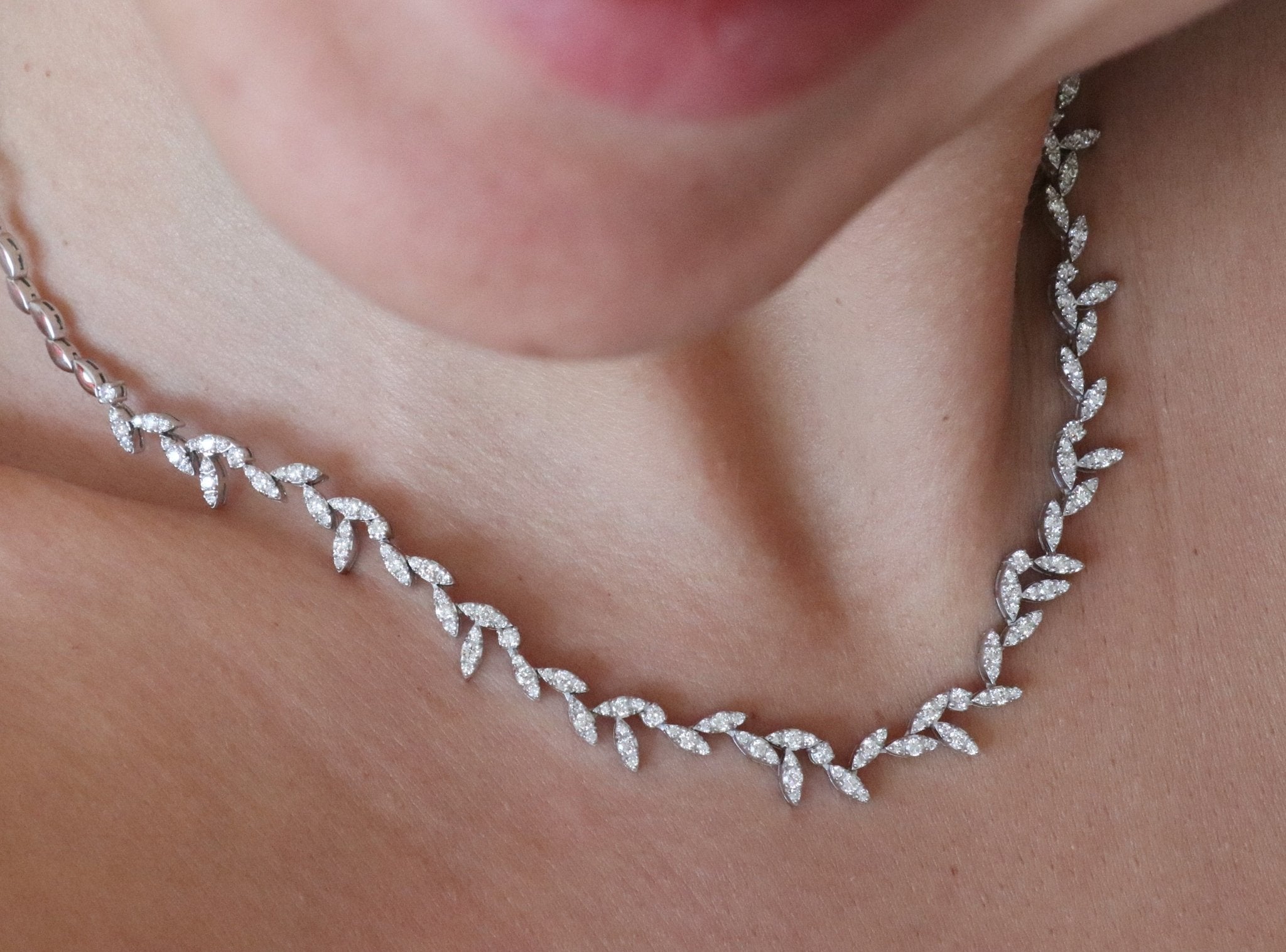 2.27 Karat Özel Tasarım Pırlanta Gerdanlık - RNF0144 | Gerdanlık | Ronaff Pırlanta | Tektaş Yüzük, Pırlanta Yüzük, Kolye, Küpe