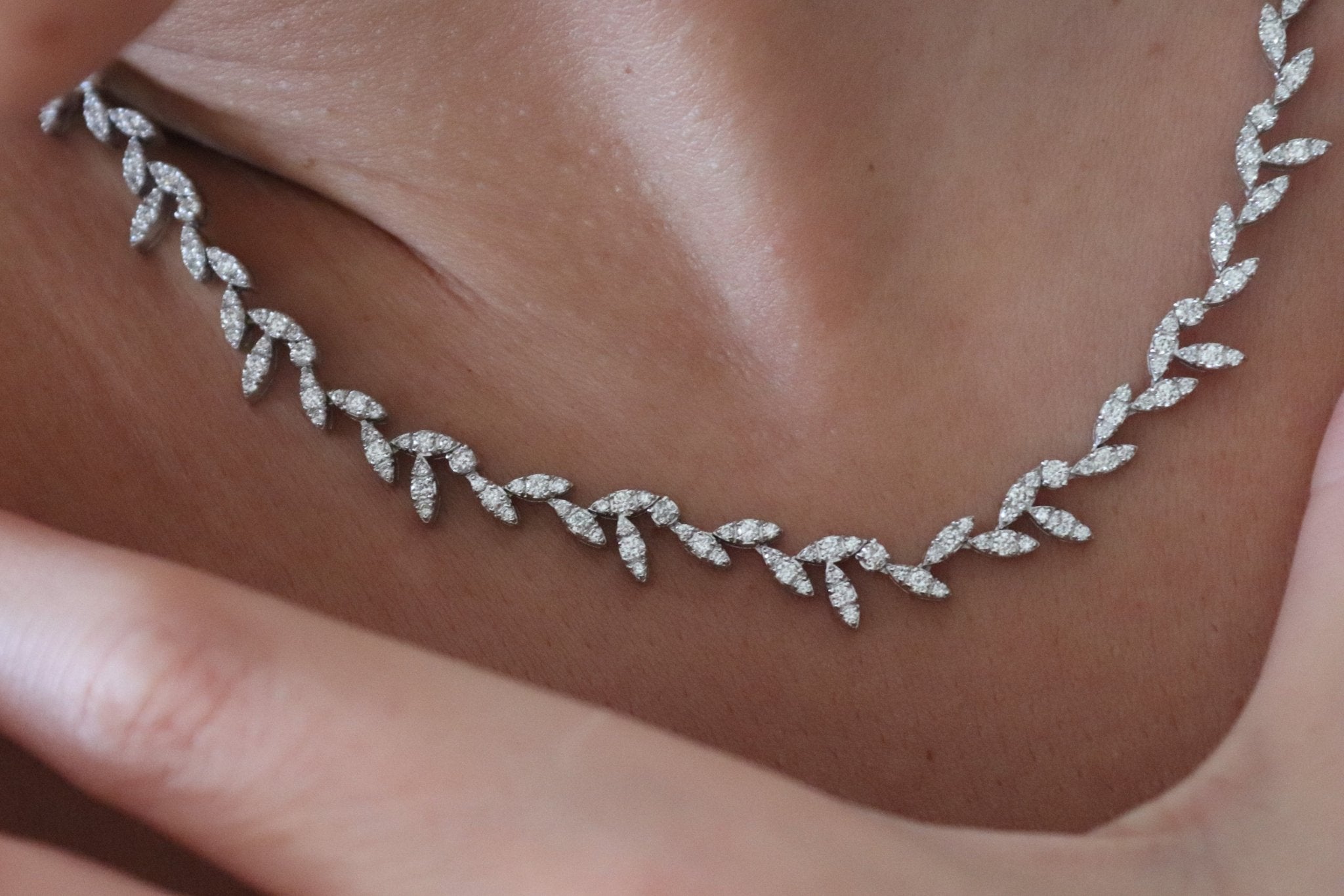 2.27 Karat Özel Tasarım Pırlanta Gerdanlık - RNF0144 | Gerdanlık | Ronaff Pırlanta | Tektaş Yüzük, Pırlanta Yüzük, Kolye, Küpe