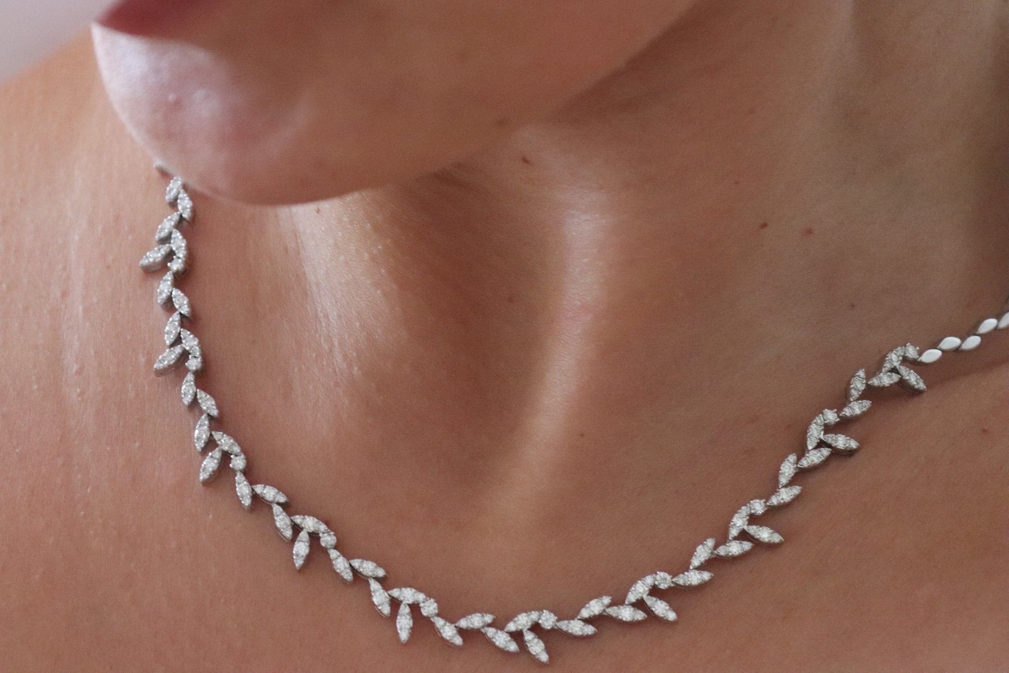 2.27 Karat Özel Tasarım Pırlanta Gerdanlık - RNF0144 | Gerdanlık | Ronaff Pırlanta | Tektaş Yüzük, Pırlanta Yüzük, Kolye, Küpe