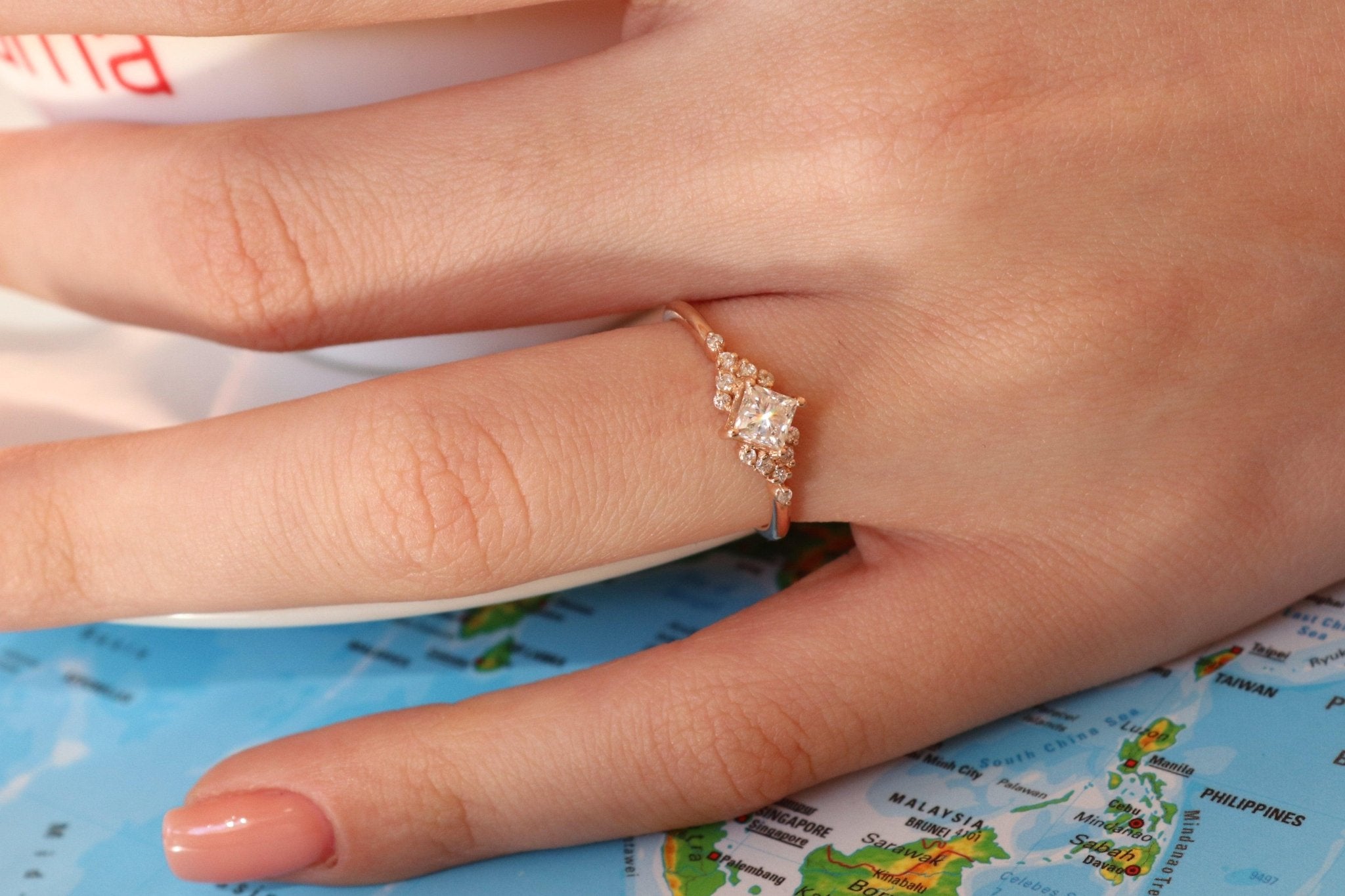 0.60 Karat Tektaş Prenses Kesim GIA/HRD sertifikalı Pırlanta Yüzük - RNF0086 | Pırlanta Yüzük | Ronaff Pırlanta | Tektaş Yüzük, Pırlanta Yüzük, Kolye, Küpe