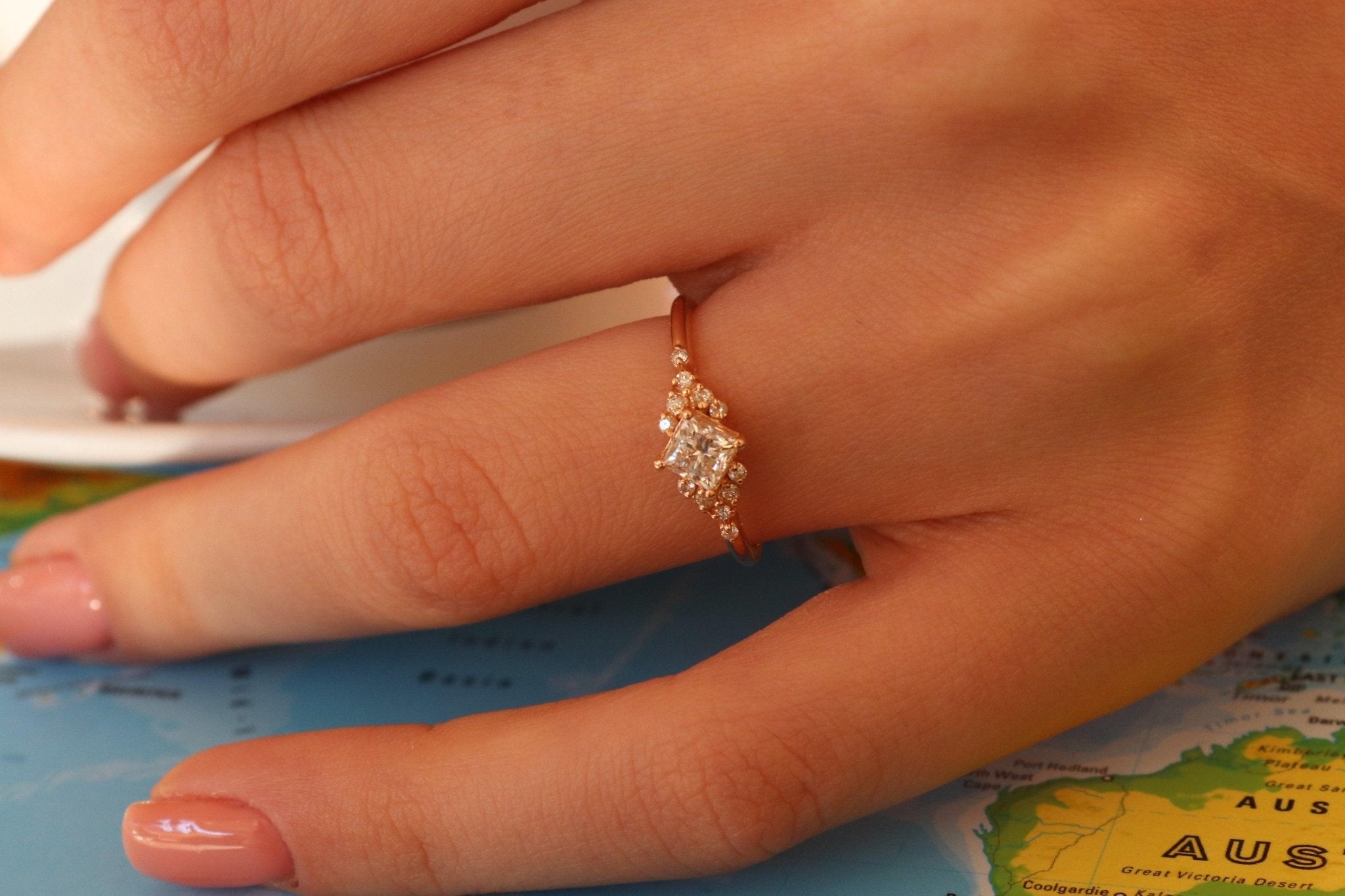 0.60 Karat Tektaş Prenses Kesim GIA/HRD sertifikalı Pırlanta Yüzük - RNF0086 | Pırlanta Yüzük | Ronaff Pırlanta | Tektaş Yüzük, Pırlanta Yüzük, Kolye, Küpe