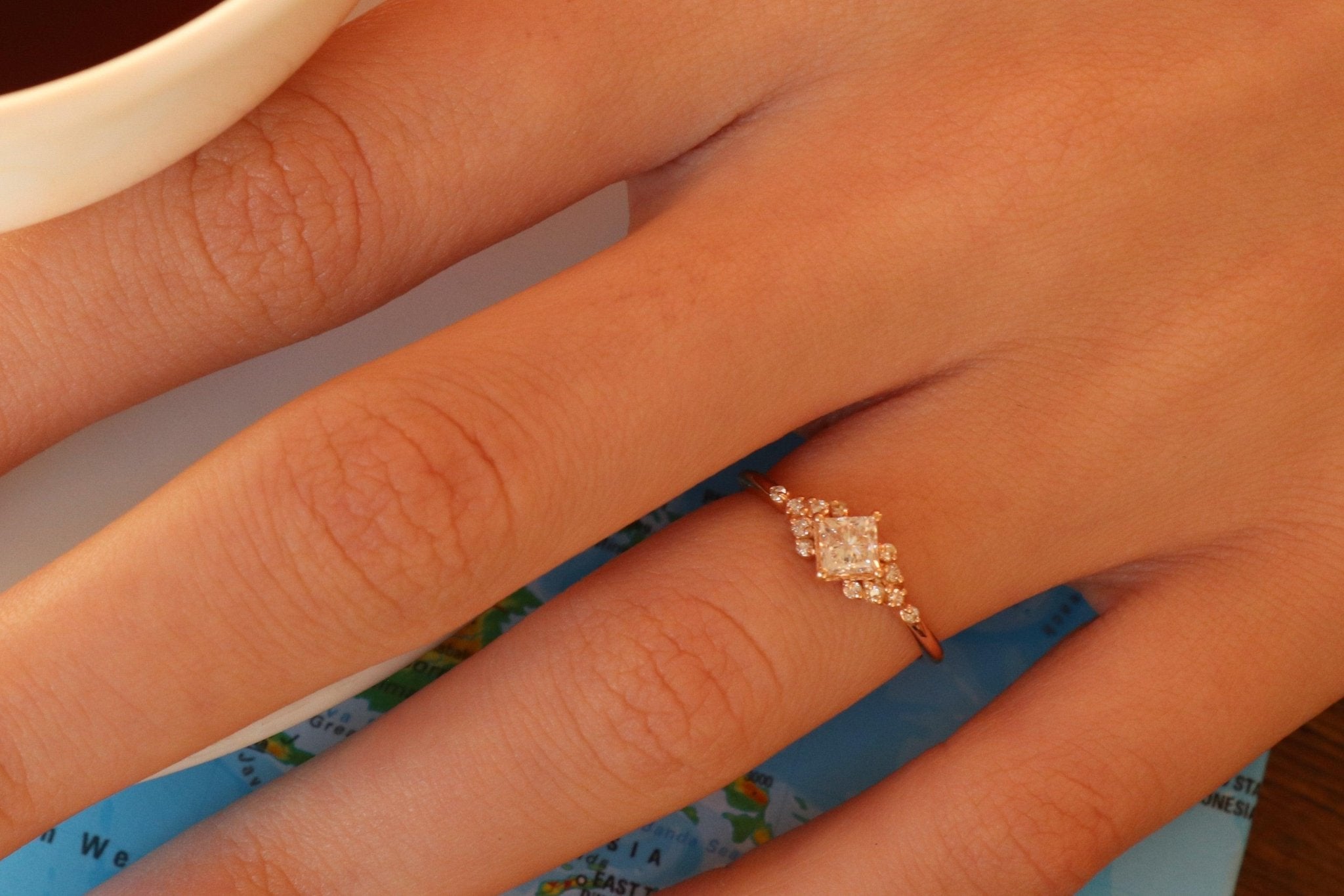 0.60 Karat Tektaş Prenses Kesim GIA/HRD sertifikalı Pırlanta Yüzük - RNF0086 | Pırlanta Yüzük | Ronaff Pırlanta | Tektaş Yüzük, Pırlanta Yüzük, Kolye, Küpe