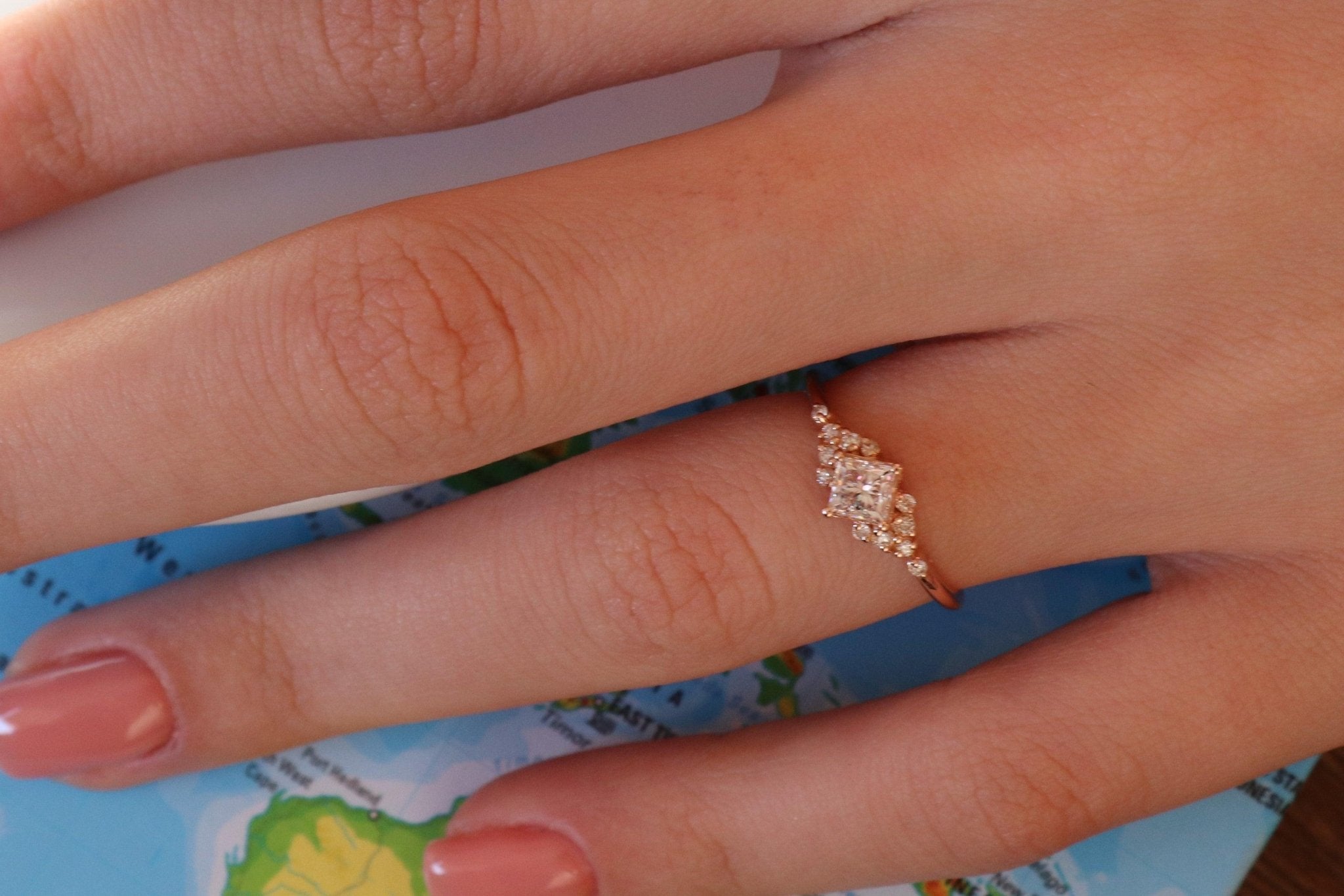 0.60 Karat Tektaş Prenses Kesim GIA/HRD sertifikalı Pırlanta Yüzük - RNF0086 | Pırlanta Yüzük | Ronaff Pırlanta | Tektaş Yüzük, Pırlanta Yüzük, Kolye, Küpe