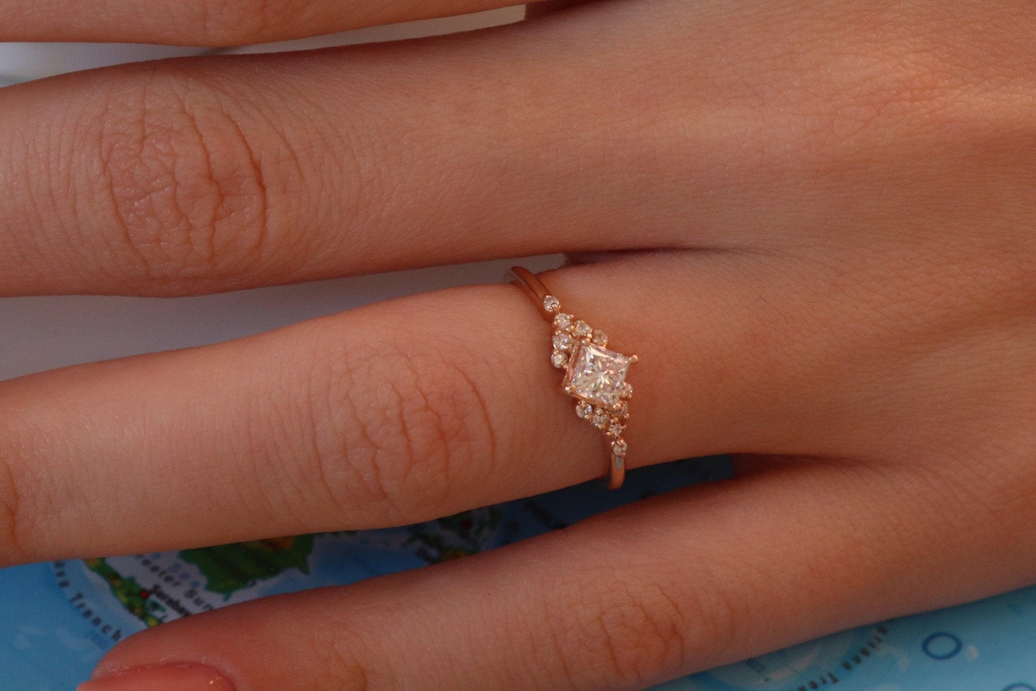 0.60 Karat Tektaş Prenses Kesim GIA/HRD sertifikalı Pırlanta Yüzük - RNF0086 | Pırlanta Yüzük | Ronaff Pırlanta | Tektaş Yüzük, Pırlanta Yüzük, Kolye, Küpe