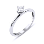 0.30 Karat Prenses Kesim HRD Sertifikalı Pırlanta Tektaş Yüzük - RNF0393 | Tektaş Pırlanta | Ronaff Pırlanta | Tektaş Yüzük, Pırlanta Yüzük, Kolye, Küpe