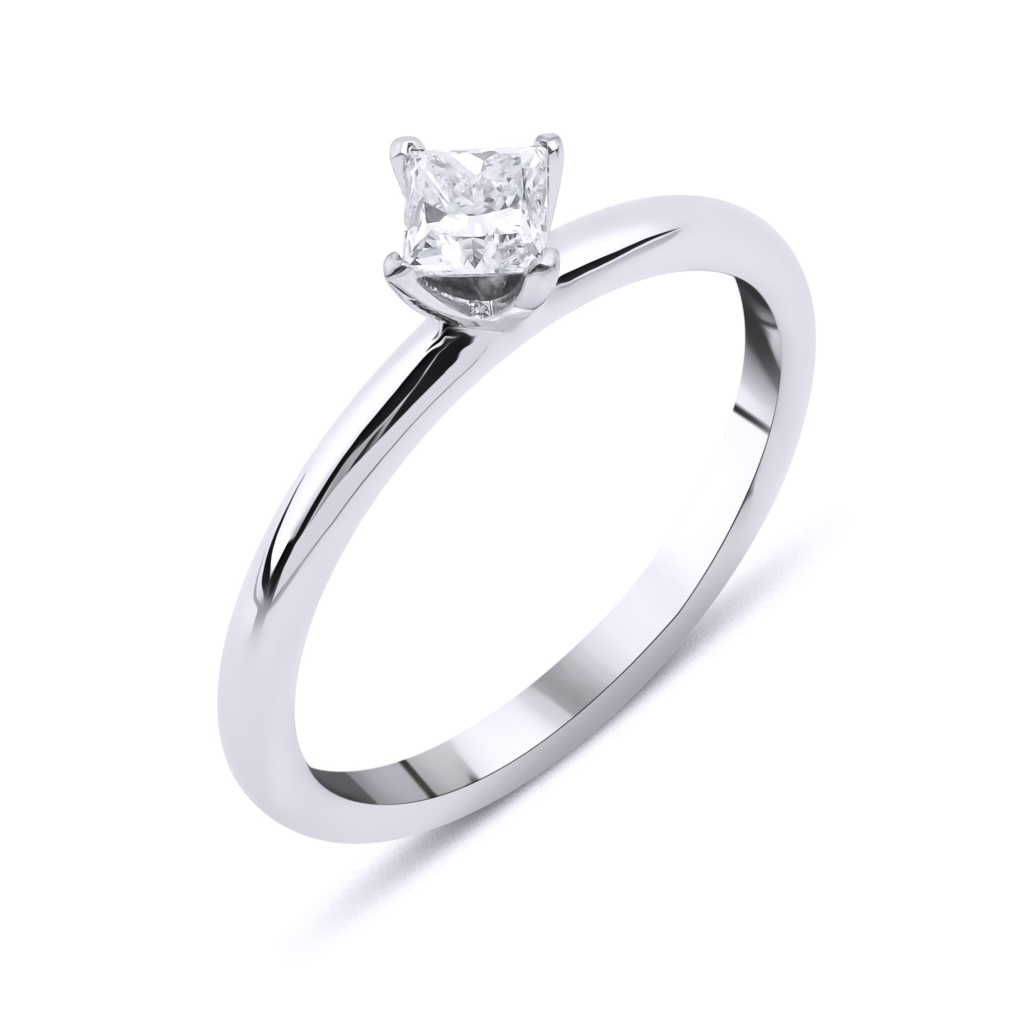 0.30 Karat Prenses Kesim HRD Sertifikalı Pırlanta Tektaş Yüzük - RNF0393 | Tektaş Pırlanta | Ronaff Pırlanta | Tektaş Yüzük, Pırlanta Yüzük, Kolye, Küpe