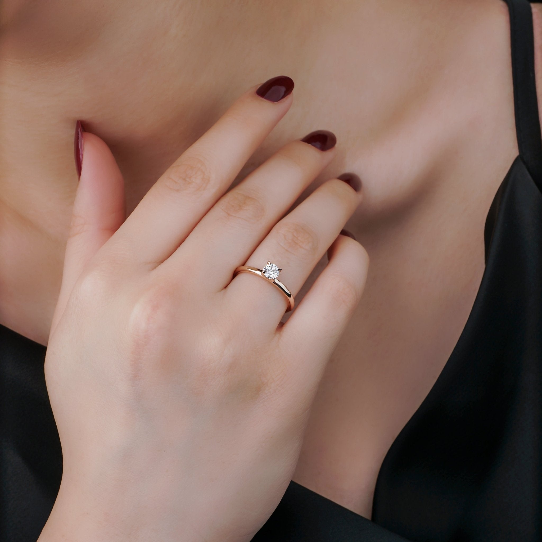 1.90 Karat Morganit Pırlantalı Yüzük - RNF0644 | Renkli Taşlı Yüzükler | Ronaff Pırlanta | Tektaş Yüzük, Pırlanta Yüzük, Kolye, Küpe