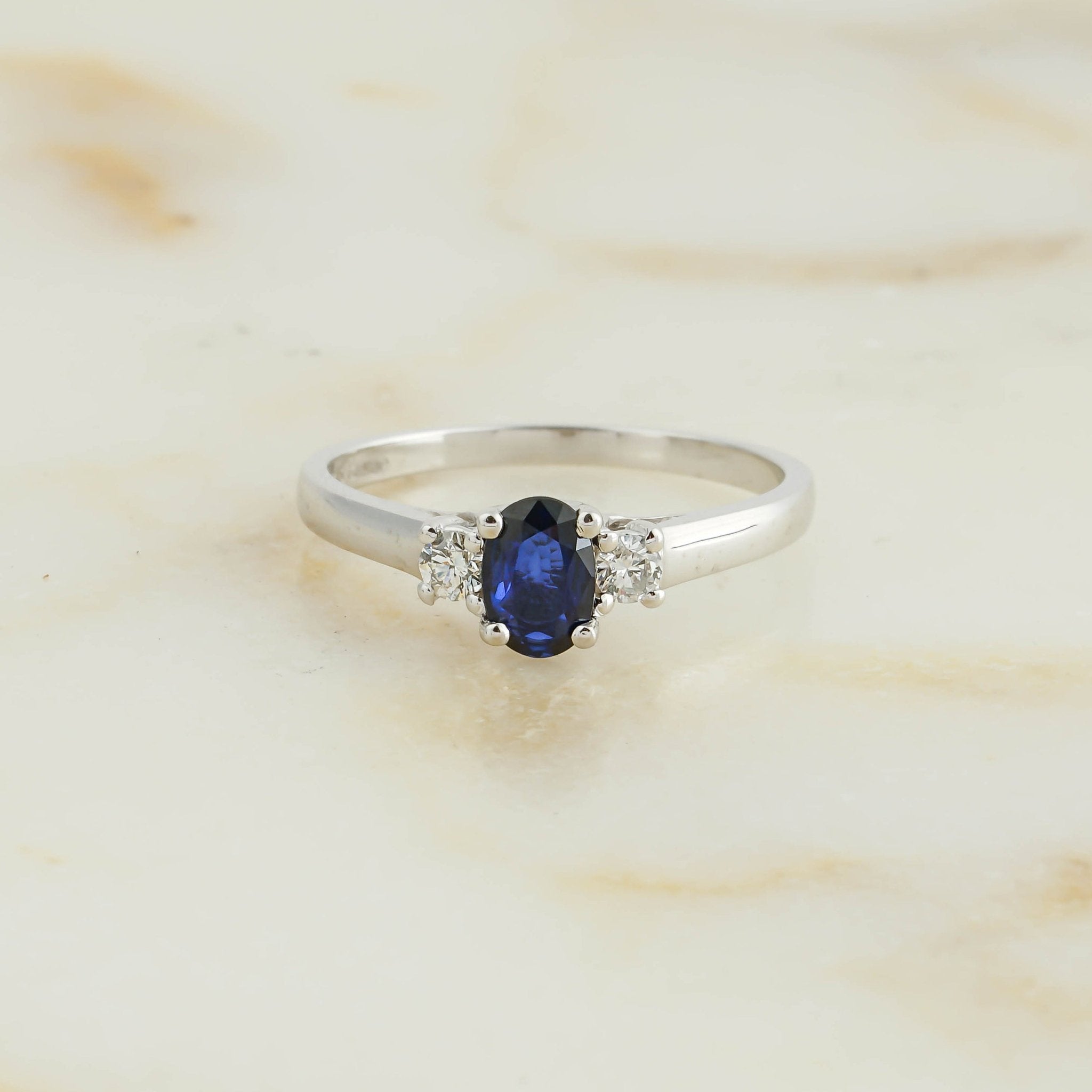 0.66 Karat Safir Pırlantalı Yüzük - RNF0646 | Renkli Taşlı Yüzükler | Ronaff Pırlanta | Tektaş Yüzük, Pırlanta Yüzük, Kolye, Küpe