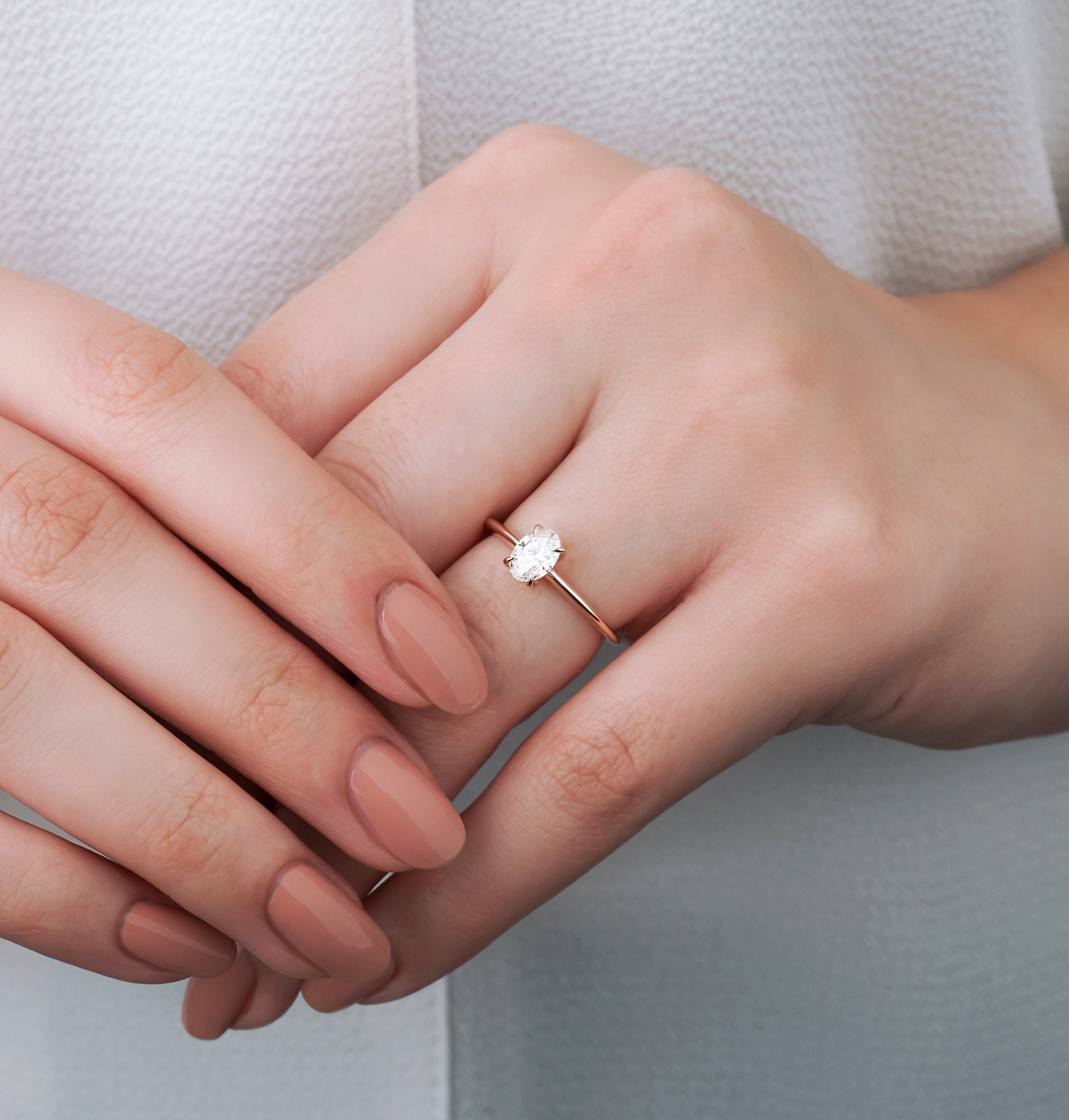 0.40 Karat Oval Kesim GIA/HRD Sertifikalı Tektaş Pırlanta Yüzük - RNF0476 | Tektaş Pırlanta | Ronaff Pırlanta | Tektaş Yüzük, Pırlanta Yüzük, Kolye, Küpe