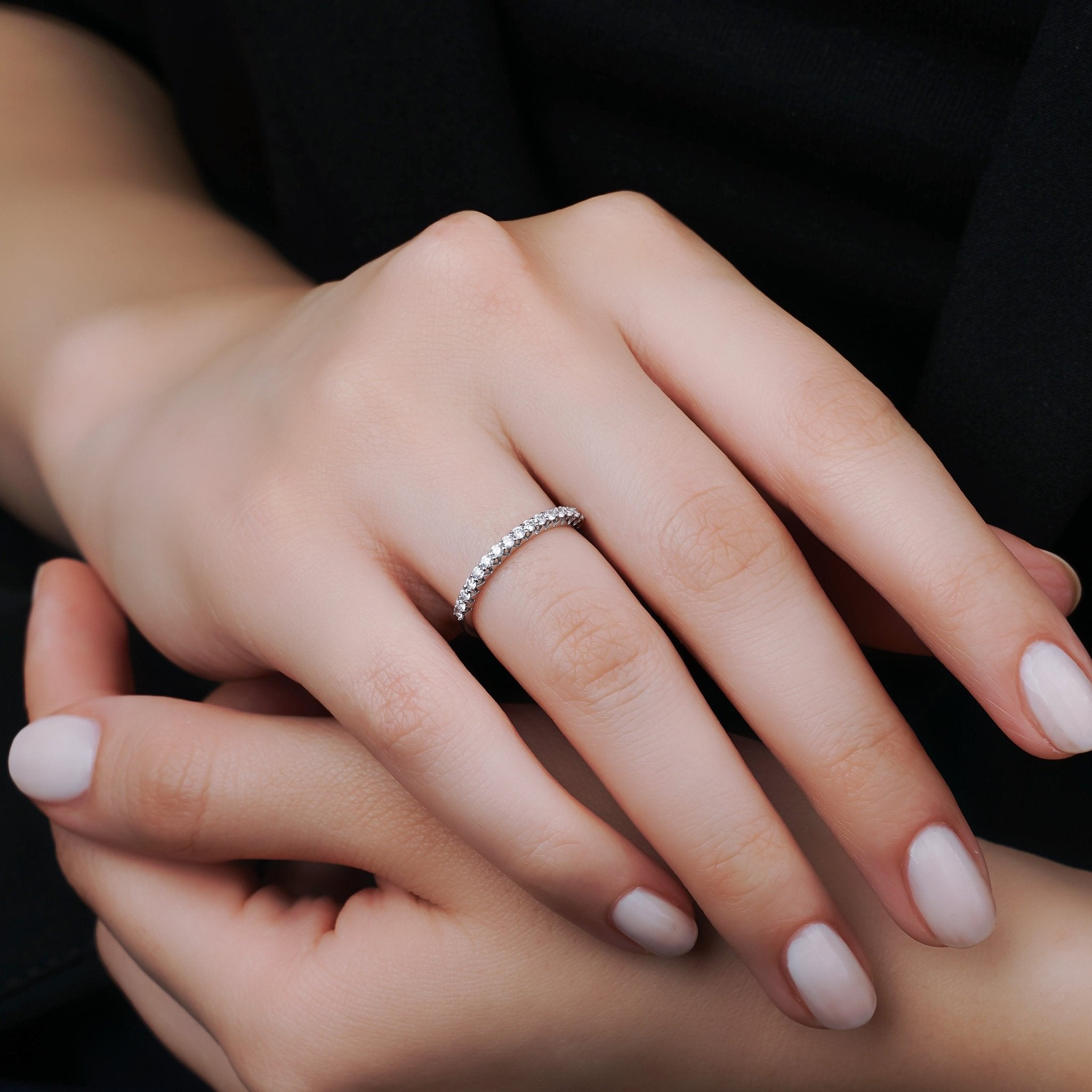 0.20 Karat Yarımtur Pırlanta Yüzük - RNF0392 | Yarımtur Pırlanta Yüzük | Ronaff Pırlanta | Tektaş Yüzük, Pırlanta Yüzük, Kolye, Küpe