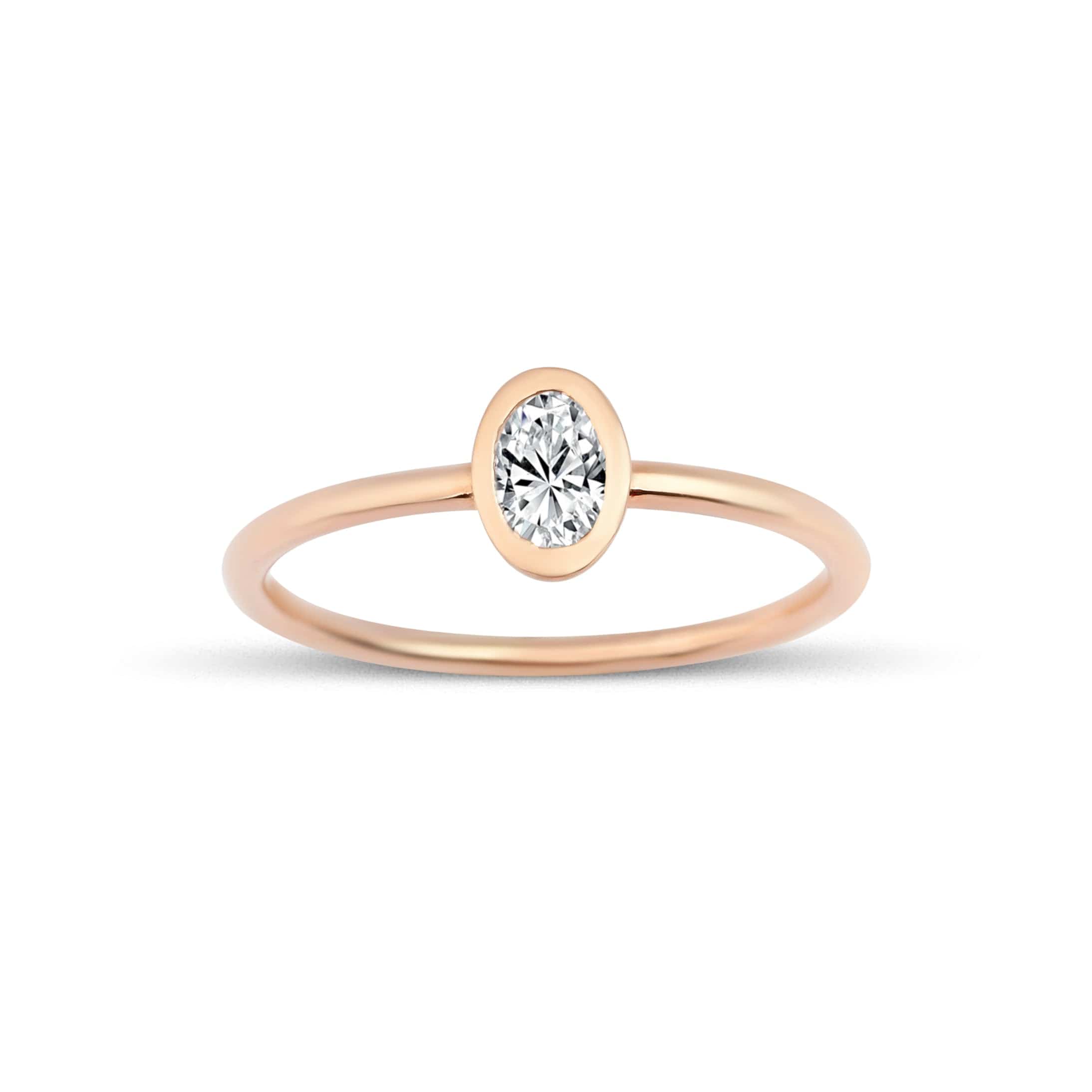 0.27 Karat Oval Kesim Pırlanta Tektaş Yüzük - RNF0337 | Tektaş Pırlanta | Ronaff Pırlanta | Tektaş Yüzük, Pırlanta Yüzük, Kolye, Küpe