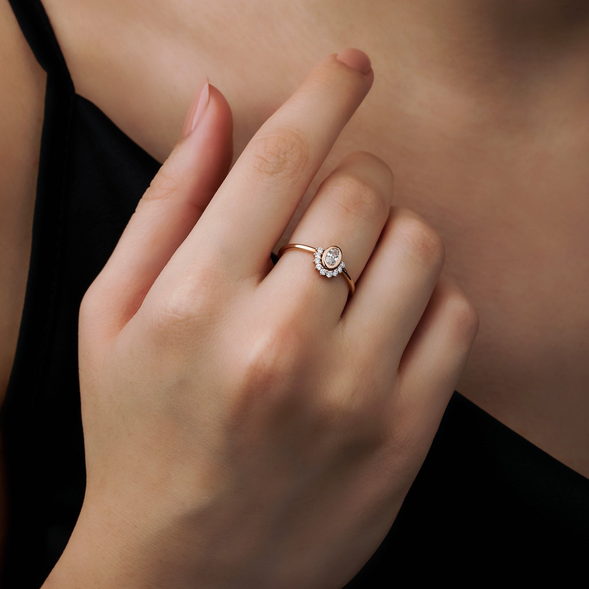 0.38 Karat Oval Kesim GIA/HRD Sertifikalı Pırlanta Tektaş Yüzük - RNF0335 | Tektaş Pırlanta | Ronaff Pırlanta | Tektaş Yüzük, Pırlanta Yüzük, Kolye, Küpe