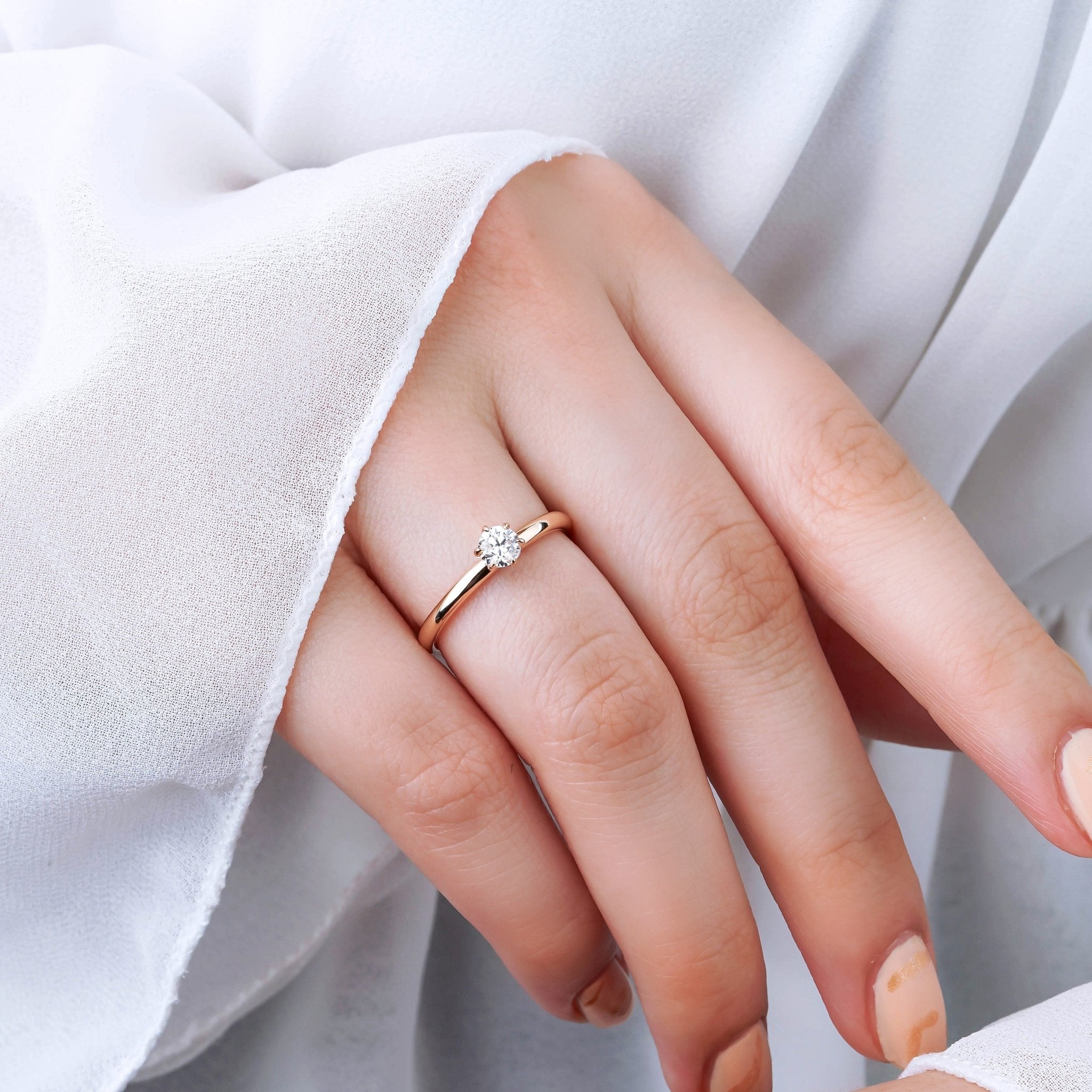 0.70 Karat Yuvarlak Kesim GIA/HRD Sertifikalı Tektaş Pırlanta Yüzük - RNF0467 | Pırlanta Yüzük | Ronaff Pırlanta | Tektaş Yüzük, Pırlanta Yüzük, Kolye, Küpe