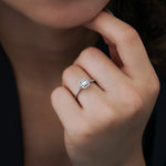 0.38 Karat Yuvarlak Kesim & 0.12 Karat Baget Kesim Pırlanta Tektaş Yüzük - RNF0751 | Pırlanta Yüzük | Ronaff Pırlanta | Tektaş Yüzük, Pırlanta Yüzük, Kolye, Küpe