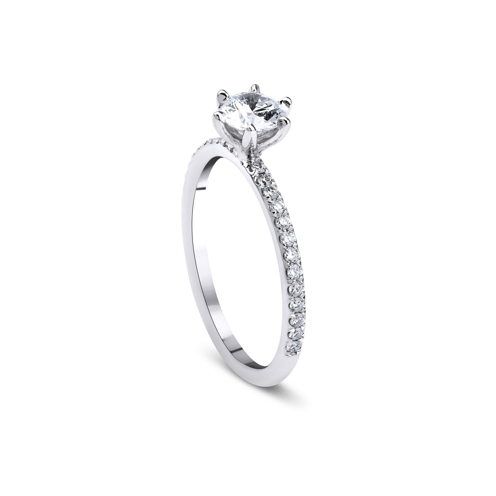 0.50 Karat Yuvarlak Kesim HRD Sertifikalı Pırlanta Tektaş Yüzük - RNF0360 | Tektaş Pırlanta | Ronaff Pırlanta | Tektaş Yüzük, Pırlanta Yüzük, Kolye, Küpe