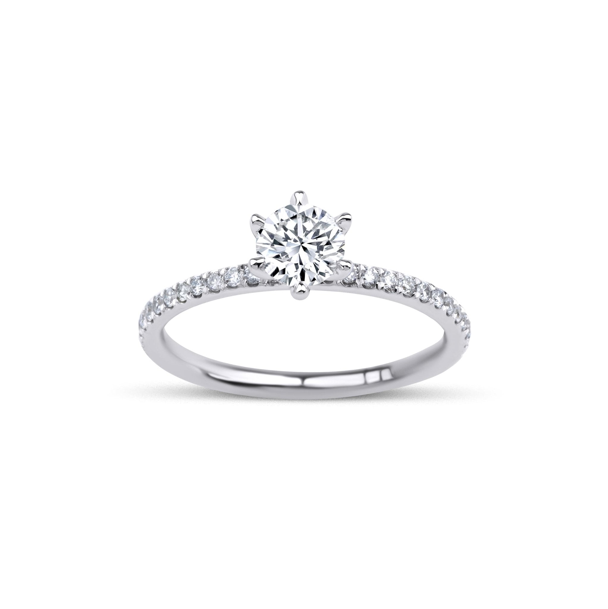 0.50 Karat Yuvarlak Kesim HRD Sertifikalı Pırlanta Tektaş Yüzük - RNF0360 | Tektaş Pırlanta | Ronaff Pırlanta | Tektaş Yüzük, Pırlanta Yüzük, Kolye, Küpe